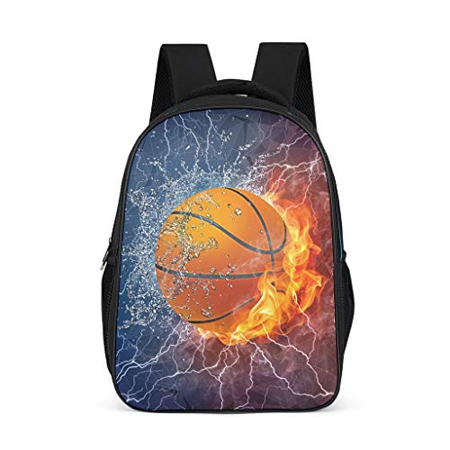 Mode Basketball Kinderrucksack große Kapazität - Schultasche für Kindergarten Bright Gray OneSize