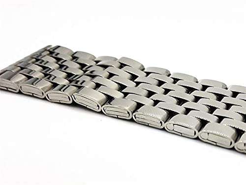 Bracelet de montre 18mm 20mm 22mm acier boucle déployante hommes femmes - 5