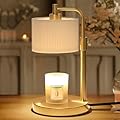 NITOWOLF Candle Warmer Lamp with Timer, Candle Wax Warmer Adjustable Height Candle Lamp Warmer for Jar Candles, Christmas Gifts House Warming Gifts for Women(Gold-Upgrade)