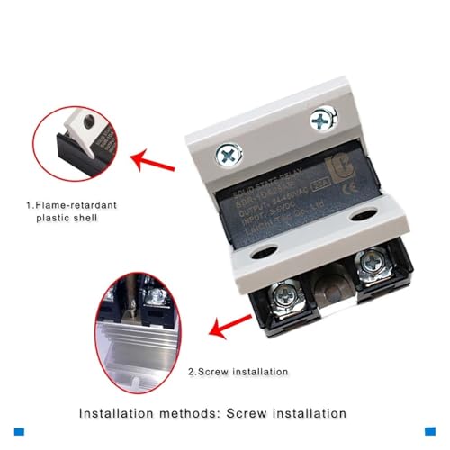 Relais statique monophasé à commutation rapide et isolation totale SSR 100A - 3