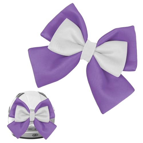 Ongfuwu Bow Helmet Accessory, 8.07"x11.22" Stylish Motorcycle Helmet Bow Decoration