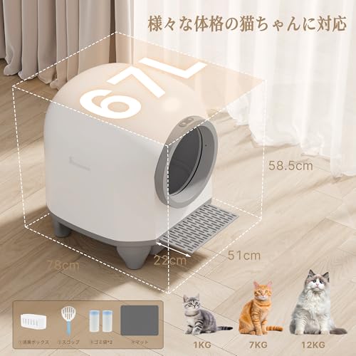 WWI 猫 トイレ 自動猫トイレ CW25-769 の商品画像 5
