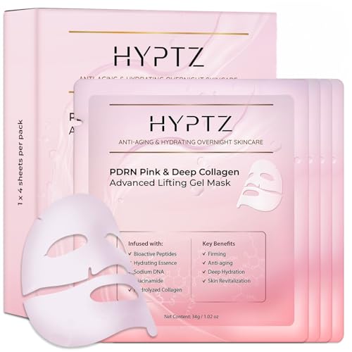 Salmon DNA PDRN Collagen Face Mask – Korean Skincare Hydrogel Ove...