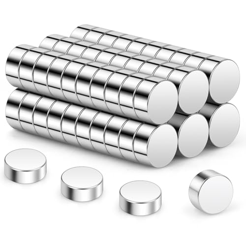 Wukong Tiny Magnets 8x3mm, Silver, 8 x 3 mm | 60 Pack