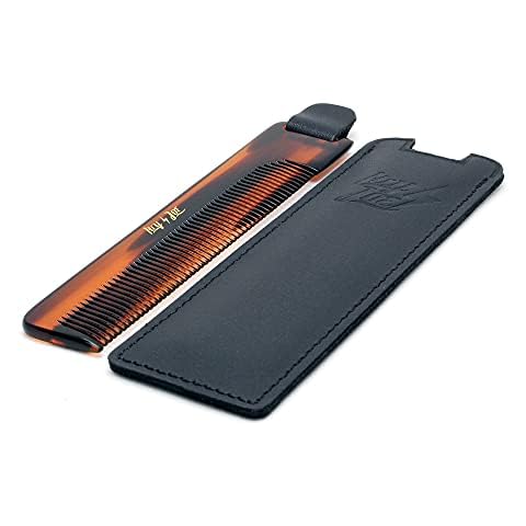 HEY JOE! Deluxe Comb with Leather Case Cover