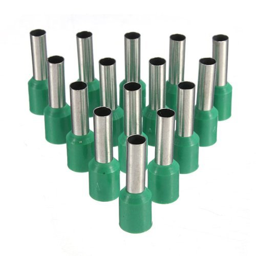 100Pcs Wire Copper Crimp Connector Insulated Ferrule Pin Cord End Terminal AWG10