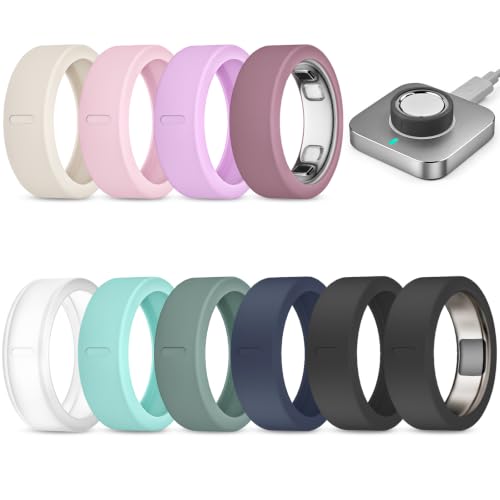 Oura Ring Gen 5�A�X�}�[�g�����O�v���e�N�^�[�Ή������O�J�o�[ 10�p�b�N | �L�k���̂���V���R�����h�~�v���e�N�^�[�P�[�X �X�}�[�g�����O�A�N�Z�T���[ ���[�N�A�E�g&�W��&�f�C���[�E�F�A�p