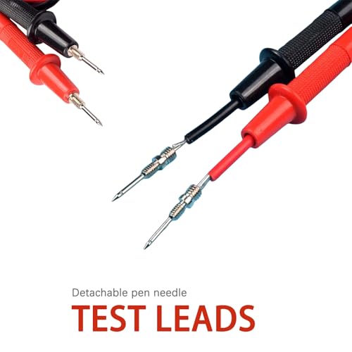 Image of Multimeter Leads Digital Multimeter Test Leads Kit, 1000V 10A Crocodile Clips