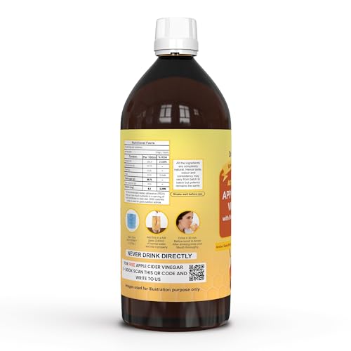 Image of Dr. Patkar's Apple Cider Vinegar With Honey | Unfiltered & Undiluted | Suitable for Weight loss with Improved Immunity | Weight management (With Mother) 500ml