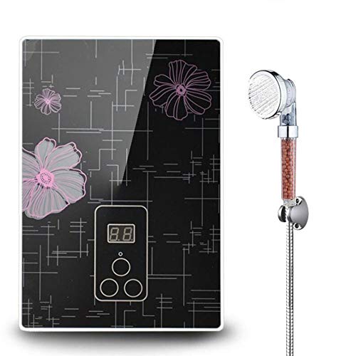 Preisvergleich Produktbild BTSSA Sofortiger Water Heater,LCD Tankless Elektrischer Durchlauferhitzer Verwendet für Badezimmer Küche Intelligente Dusche Heizung