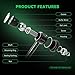 AUQDD K80465 K80466 Rear Sway Bar Stabilizer Link Compatible With 2003-2011 Hon-da Element (Not Fit Submodel:SC) /2003-2007 Nis-san Murano