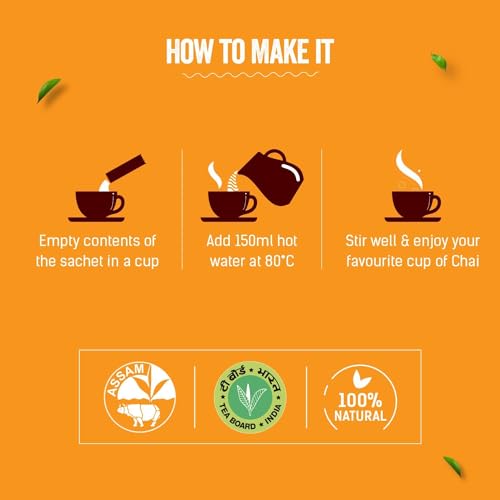 Image of Chaayos Instant Tea Premix - Masala Flavour - Low Sugar (12g * 30 sachet) (Makes 150ml), Masala Tea Powder, Premix Tea, Masala Chai, Desi Chai