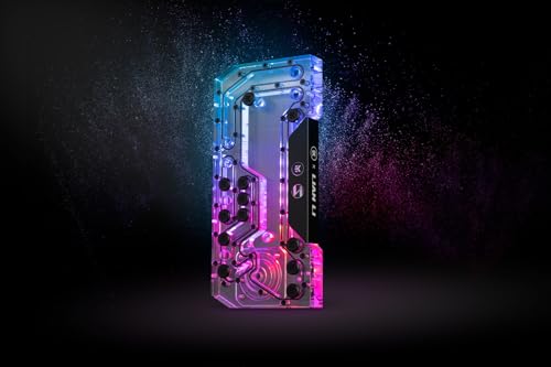 EK-Mana G2 PC-O11D EVO D5 Distribution Plate with Pump & Reservoir, D-RGB Water Cooling Distro Plate for Lian Li O11D Series Cases