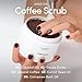 Uncommon Beauty Coffee Scrub - Exfoliating and Hydrating Body Scrub - Dry Scrub with Coconut Oil and Cocoa Butter - All Skin Types, Vegan, Cruelty Free, Synthetic Fragrance Free, 9 OZ