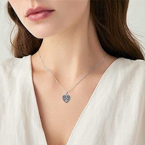 Soulmeet Heart Cross Locket Necklace With Red Agate Crystal That Holds 2 Pictures Photo Sterling Silver Custom Jewelry Personalized Locket Necklace (Custom Photo & Text) #TOP3