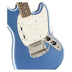Squier FSR Classic Vibe ’60s Mustang – touche laurier – Lake Placid Blue - Les Beatles, Paul McCartney, John Lennon, RIngo Starr, George Harrison Squier FSR Classic Vibe '60s Mustang - touche laurier - Lake Placid Blue – Image 4