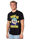 South Park Shirt Men's Eric Cartman Respect My Authority Adult Short Sleeve Graphic Tee for Men and Women (XXX-Large) Black