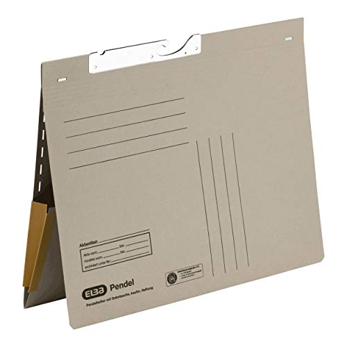 Preisvergleich Produktbild ELBA Pendelhefter, Manila-Karton, grau, 50er Pack