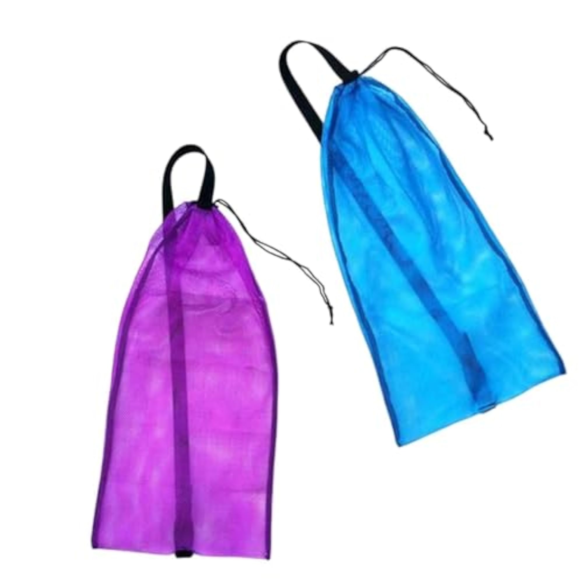 2Pcs Drawstring Mesh Bag Pouch, Scuba Diving Gear
