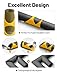 6PCS Foam Pipe Cutter, 6 Sizes Pipe Insulation Foam Water Tube Cutter Tool, Insulation Cutting Fixture for Pipe Insulation in Homes, Industries&Commercial Places 15MM-22MM-28MM-40MM-46MM-53MM (Yellow)
