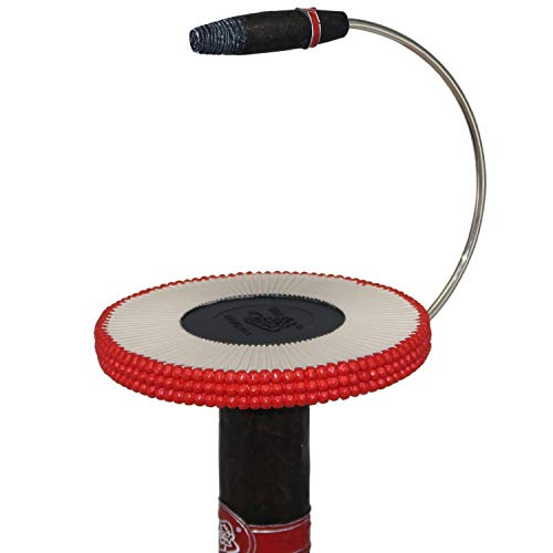 Stinky Cigar Hand Painted Cigar Stand, Match Stick Design Tray, 30" Tall, Ashtray Not Included - Thumbnail 2