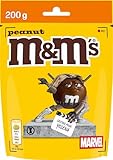 M&M'S PEANUT - Bonbons Chocolat au Lait & Cacahuètes - 200g Sachet de Chocolats