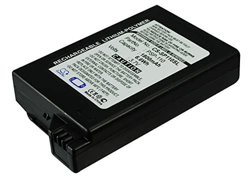 Cameron Sino Battery For Psp-1000, Psp-1000G1, Psp-1000G1W, Psp-1000K, Psp-1000Kcw, Psp-1001, Psp-1004, Psp-1006 Pn: Psp-110 1800Mah / 6.66Wh #TOP3