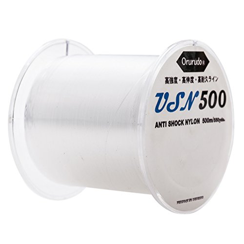 【3個セット】 オルルド釣具 ナイロンライン USN500 アンチショックナイロン採用 「Ultra Soft Nylon(ウルトラソフトナイロン)」 高伸度・高強度・高耐久釣糸 ラインカラー：透明（クリア） 4号 qb230001a10n0 3枚目