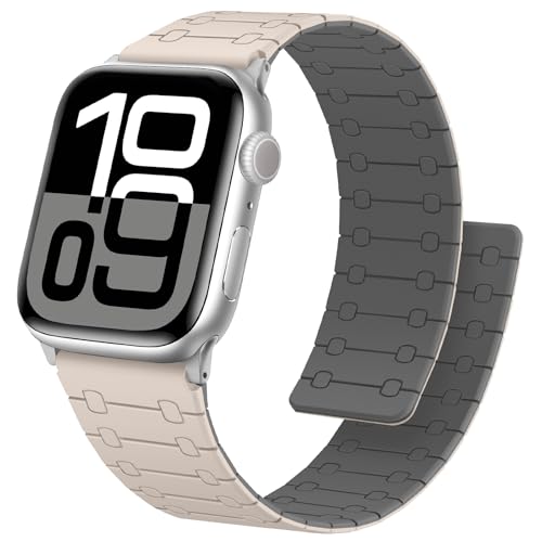 Bracelet magnétique Apple Watch compatible iWatch 11 10 9 SE à fermeture réversible