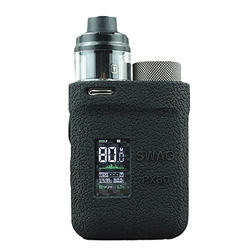RUIYITECH Coque Swag PX80, Modshield pour Vaporesso Swag PX80 Coque de protection en silicone (noir) RUIYITECH Coque Swag PX80, Modshield pour Vaporesso Swag PX80 Coque de protection en silicone (noir)