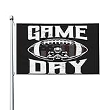 Drapeau Renforcé Drapeaux Jour De Match De Football, Séries Éliminatoires, Touchdown Du Quart-Arrière Couleurs Vives Bruant Pour Décorations Événements Manif 90X150Cm
