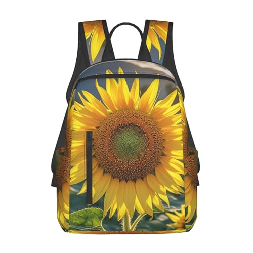 Backpack 14.7 inch Lightweight Large Bookbag The most beautiful sunflower Daypack for Travel Office Work