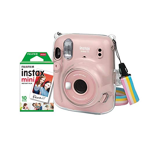 Kit Câmera Instax Mini 11 Fujifilm do Brasil - Rosa Bolsa