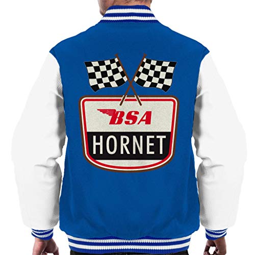 Veste BSA Hornet Men's Varsity Jacket blouson teddy noir décontracté homme