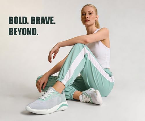 Image of LOUIS STITCH Women's Lightweight Athleisure Sport Shoes | Lightweight Casual Sneakers | Lace-Up Sneaker and Athleisure Wear| Perfect for Casual, Gym & Travel Wear | LSLD-ATH