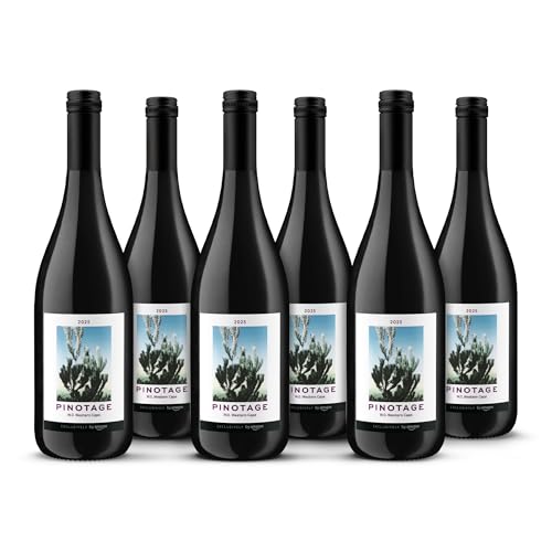 by Amazon South African Pinotage Red Wine 75cl Case of 6