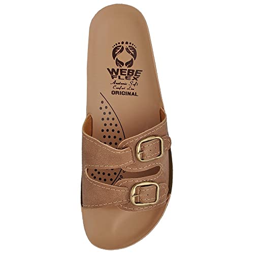 Sandália Anatômica Indicada Esporão 2 Tiras Webeflex - Nb02 - Areia 35