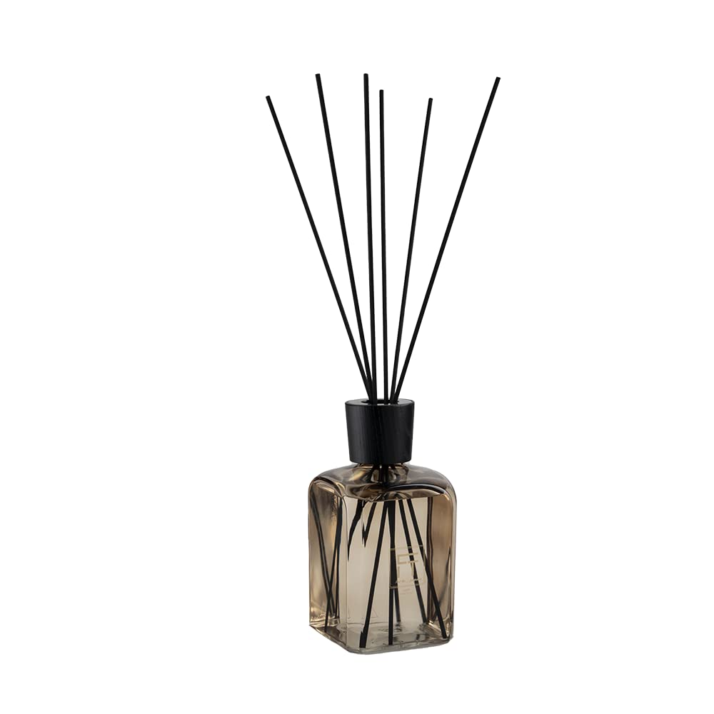 Difusor grande con varillas de cristal ámbar con fragancia floral de Gardenia y nenúfar Lust - 2500 ml.