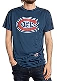 NHL Mens Loose Fit Performance Rashguard Wicking Short Sleeve Shirt (Montreal Canadiens, X-Large)