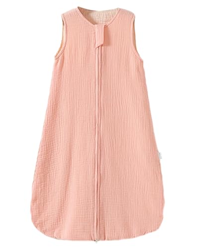 Valcatch Baby Sleeping Bags, 6-9 Months Baby Sleep Sacks 1.0 TOG, Organic Cotton Muslin Soft Baby Wearable Blankets for Newborn Infant Unisex Boys and Girls, Breathable & Lightweight