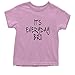 Youth (Black Print) It's Everyday T-Shirt Large Light Pink