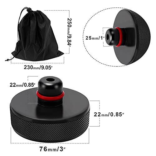 YIXISI 4 Pezzi Tampone in Gomma per Cric