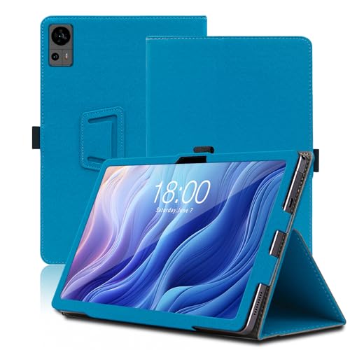 Teclast T60 étui protection intégrale 12 pouces housse support pliable bleu