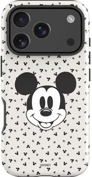 Skinit Impact Phone Case Compatible with iPhone 17 Pro - Officially Licensed Disney Mickey Mouse Classic Design