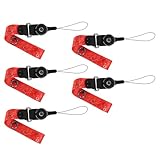 Set de 5 piezas versátiles: Cinco correas de muñeca ideales para diferentes dispositivos electrónicos, desde celulares hasta cámaras, proporcionando variedad y opciones para distintos estilos y necesidades de uso diario