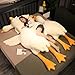 Giant Goose Stuffed Animal, 19.6 Inch Soft White Goose Plush Pillow, Cute Duck Plush Toy Swan Plushie Doll Sleeping Hugging Pillows Gift for Girls Boys