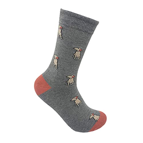 Image of Mint & Oak Printed Crew Socks For Men, Soft Cotton Calf Length Socks, Colorful Sock Gift For Men, Anti-Microbial & Odour Free, Funky Socks - Gift Box of 3