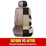 ZCCZQF Car Seat Cover for Dacia Jogger Hybrid/Extreme, Car Seat Protector Set, Comfortable and Breathable Protector Front Rear Back Seat Covers Accessories,5 Seats-Black - Image 4