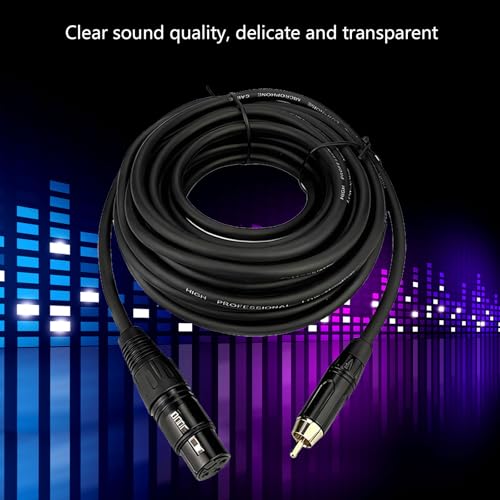 Câble de conception compacte mâle XLR haute fidélité sans bruit