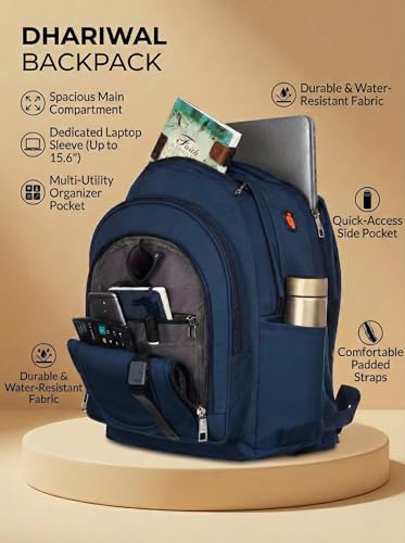 Image of Dhariwal Bags Exclusive For Railway Running Staff Backpack 4 compartments /Stylish and Trendy Backpacks for Unisex /Water Resistant and Lightweight Bags /Easy to Carry